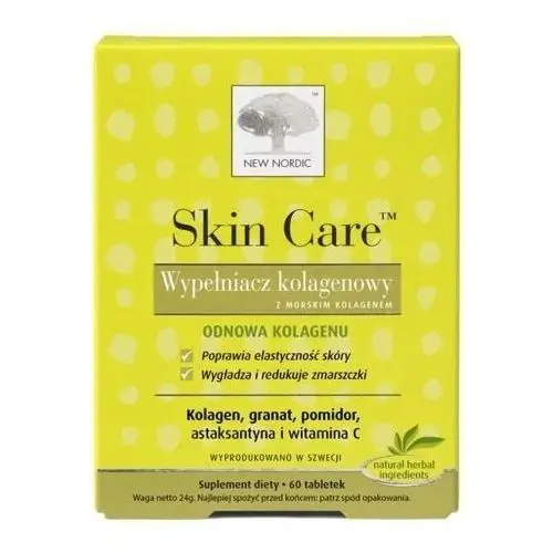 Skin care wypełniacz kolagenowy x 60 tabletek New nordic