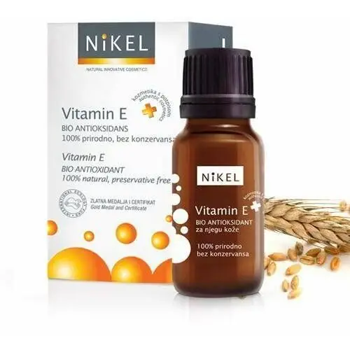 Witaminowe serum 100% naturalne z witaminą e, 10ml Nikel