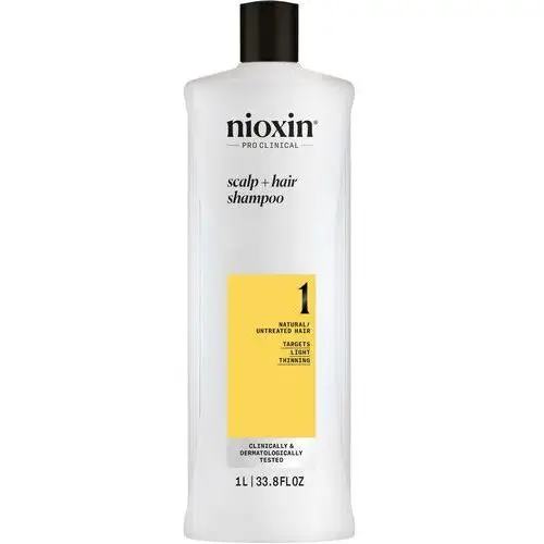 Nioxin System 1 szampon przeciw wypadaniu włosów 1000 ml,113