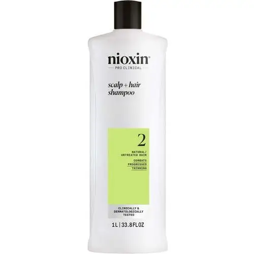 Nioxin system 2 scalp + hair shampoo szampon przeciw rzednięciu włosów 1000 ml