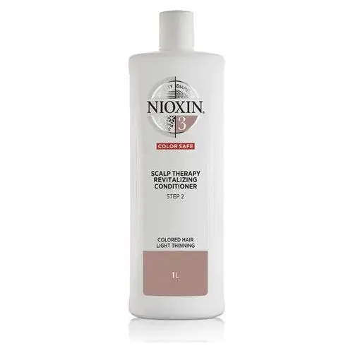 Nioxin System 3 scalp therapy revitalising odżywka do włosów farbowanych 1000 ml