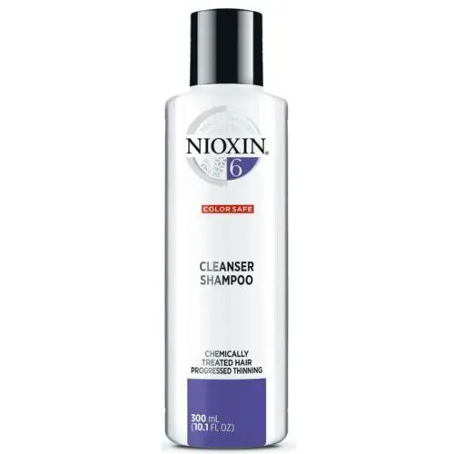 Nioxin System 6 | Szampon przeciw wypadaniu do włosów znacznie przerzedzonych i poddanych zabiegom chemicznym 300ml
