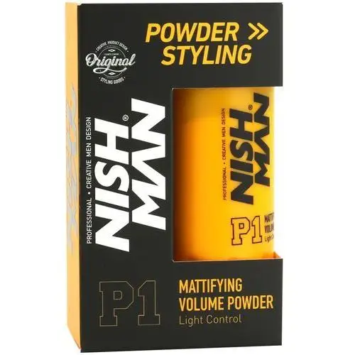 Nishman hair styling powder light control - lekki puder do stylizacji, 20g