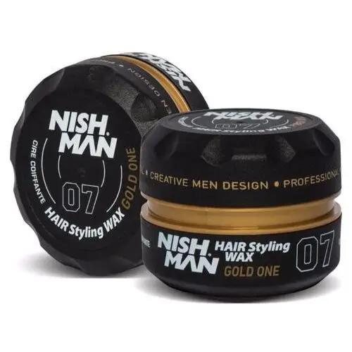 Hair styling wax gold one - pomada stylizująca do włosów, 150ml Nishman