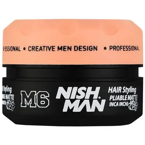 Nishman M6 Pliable Hair Paste - pasta do stylizacji włosów z Inca Inchi, 100ml