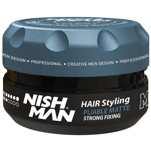 Nishman m9 fibre matte wax - włóknisty wosk do stylizacji fryzur, 100ml