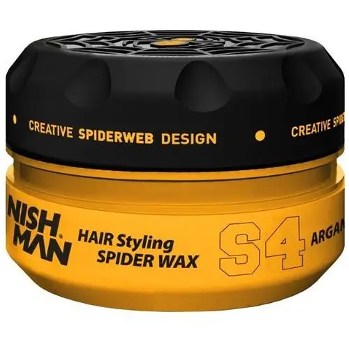 Nishman Spider Wax S4 Argan - włóknista pomada do włosów, 150ml