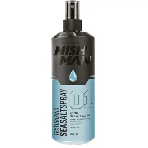 Nishman texturizing sea salt spray - tonik do stylizacji włosów, 200ml