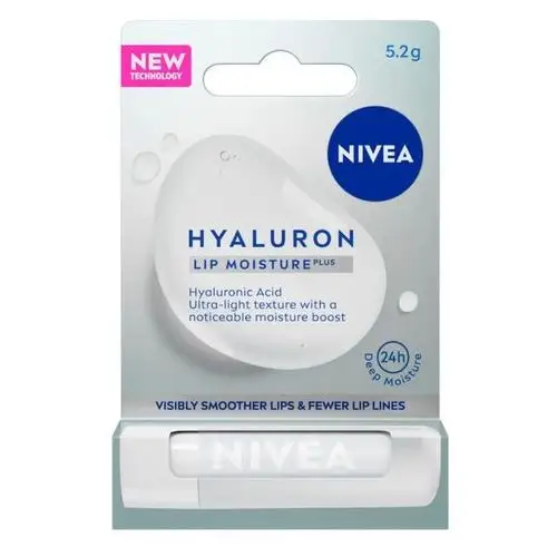 Hyaluron lip moisture plus nawilżający balsam do ust 5.2g Nivea