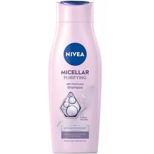 Men, micellar purifying, szampon do włosów odświeżający, 400ml Nivea