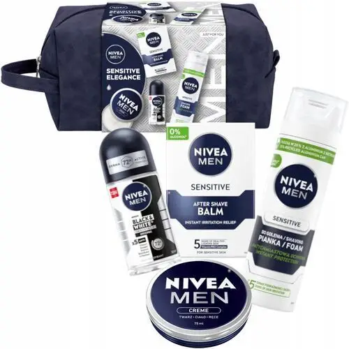 Nivea Men Zestaw Prezentowy Męski Sensitive Elegance dla Pana w kosmetyczce