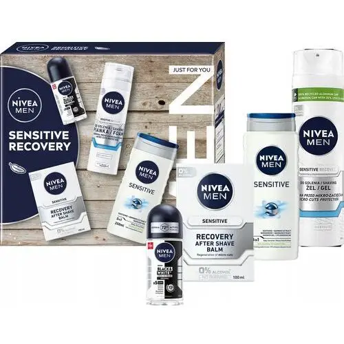 Nivea Men Zestaw Sensitive Premium Recovery 4 Produkty