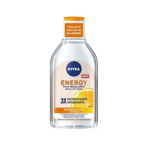 Nivea Płyn micelarny do demakijażu Energy - każdy rodzaj cery 400ml