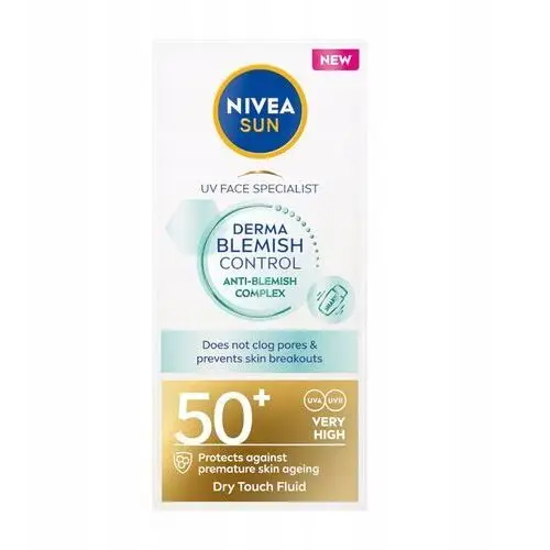 Nivea Uv Face Specialist Derma Blemish Control fluid do twarzy SPF50+ 40ml