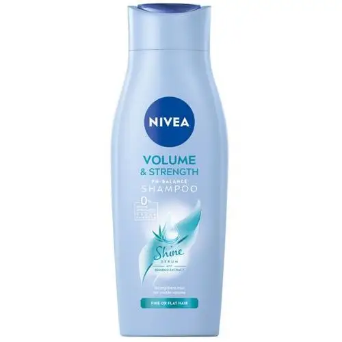 Nivea Volume & strength łagodny szampon do włosów 400 ml