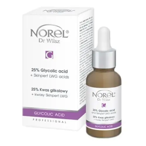 Norel (dr wilsz) 25% glycolic acid + skinperf lwg acid 25% kwas glikolowy + kwasy skinperf lwg (pp119)