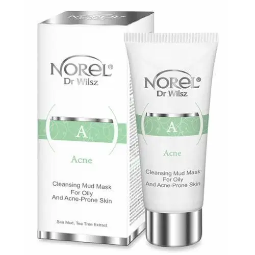 Norel (Dr Wilsz) ACNE CLEANSING MUD MASK FOR OILY AND ACNE-PRONE SKIN Oczyszczająca maska błotna (DN342)