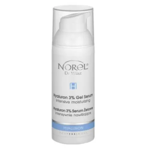 Norel (Dr Wilsz) HYALURON 3% GEL SERUM Serum żelowe intensywnie nawilżające (PA362)