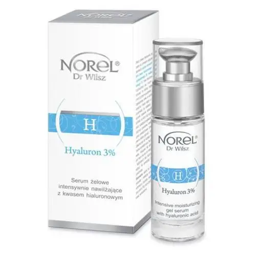 Hyaluron 3% intensywnie nawilżające serum żelowe z kwasem hialuronowym (da349) Norel (dr wilsz)