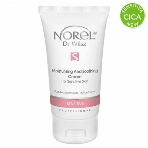 Sensitive moisturizing and soothing cream krem nawilżająco–łagodzący dla cery wrażliwej (pk293) Norel (dr wilsz)