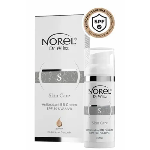 Norel (dr wilsz) skin care antioxidant bb cream spf30 uva uvb antyoksydacyjny krem bb spf30 - sunny spf50 (dk245)