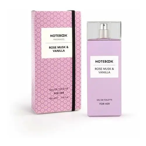 Rose musk & vanilla woda toaletowa 100 ml dla kobiet Notebook fragrances
