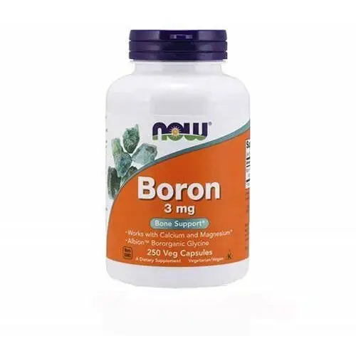 NOW Boron 3mg - 250vcaps