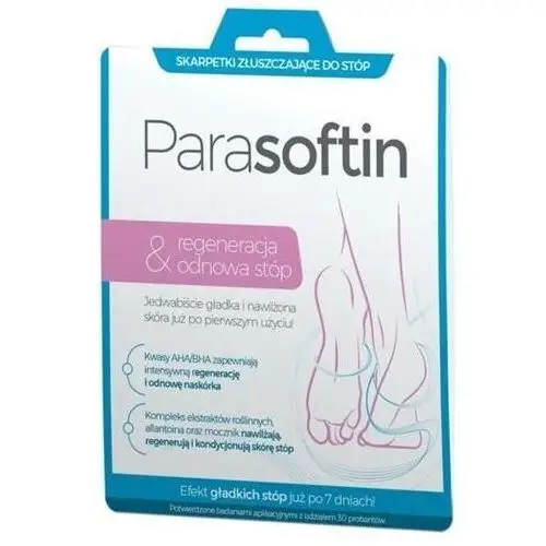 Parasoftin skarpetki złuszczające do stóp x 1 para N.p. zdrovit
