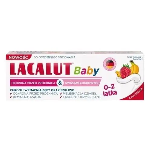 N.p.zdrovit sp. z o.o. Lacalut baby pasta dla dzieci 0-2 lat 55ml