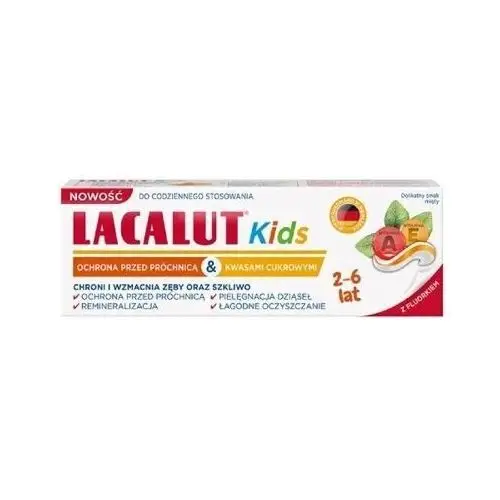 Lacalut kids pasta dla dzieci 2-6 lat 55ml N.p.zdrovit sp. z o.o