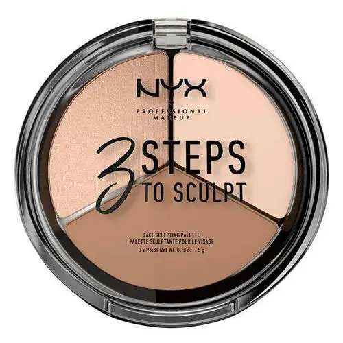 3 steps to sculpt - fair Nyx professional makeup