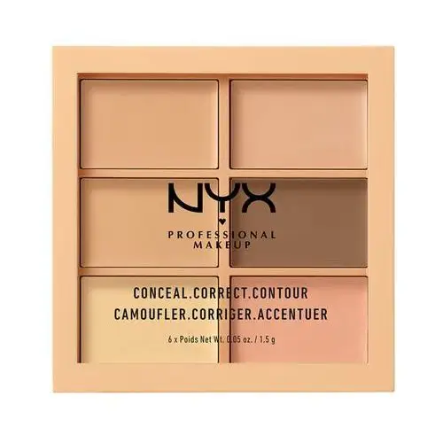 3c palette - conceal, correct, contour - light Nyx professional makeup