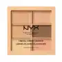 3c palette - conceal, correct, contour - light Nyx professional makeup Sklep