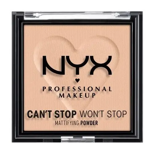 Can't stop won't stop mattifying powder light medium Nyx professional makeup
