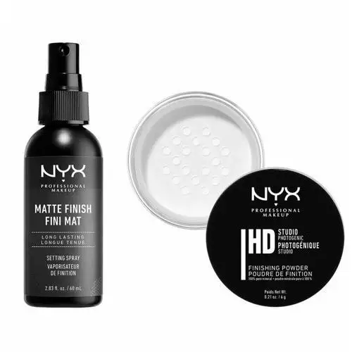 Studio finishing powder translucent matte set Nyx professional makeup