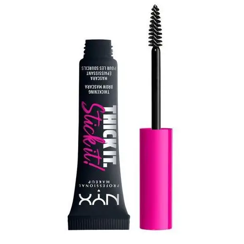 Nyx professional makeup thick it. stick it! brow mascara black