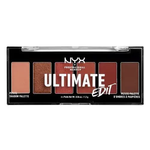 Nyx professional makeup ultimate petite shadow palette 01 warm neutrals