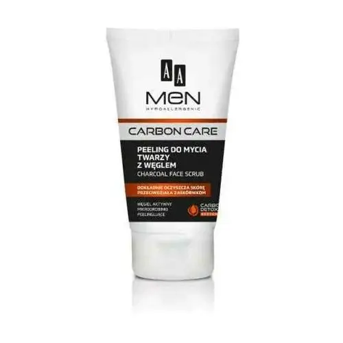 Aa men carbon care peeling do mycia twarzy z węglem 150ml Oceanic