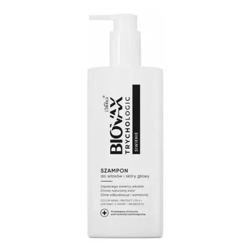 Biovax trycho siwienie szampon do włosów i skóry głowy 200ml Oceanic