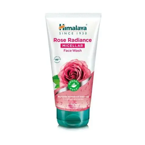 HIMALAYA Rozświetlający, micelarny żel do mycia twarzy z organiczną różą 150 ml