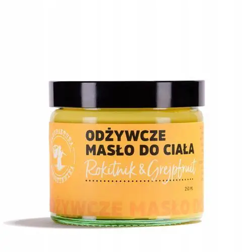 Odżywcze Masło do ciała Rokitnik & Grejpfrut 250ml Manufaktura Bursztynnika