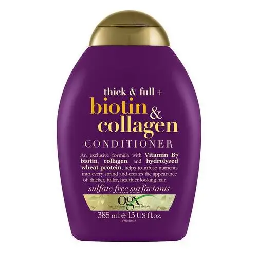 Ogx Odżywka z biotyną i kolagenem 385 ml thick & full + biotin & collagen