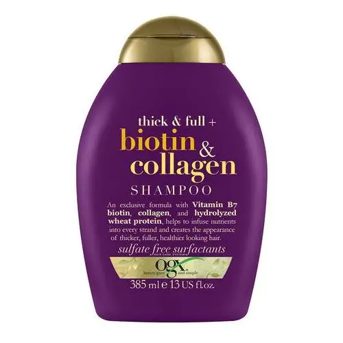 Ogx Szampon z biotyną i kolagenem 385 ml thick & full + biotin & collagen