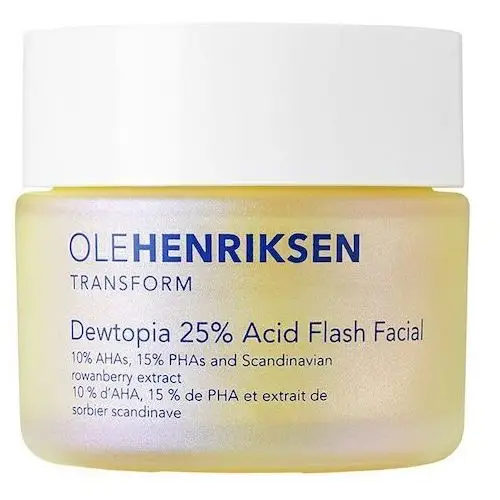 Olehenriksen Dewtopia 25% acid flash facial - maska złuszczająca do twarzy