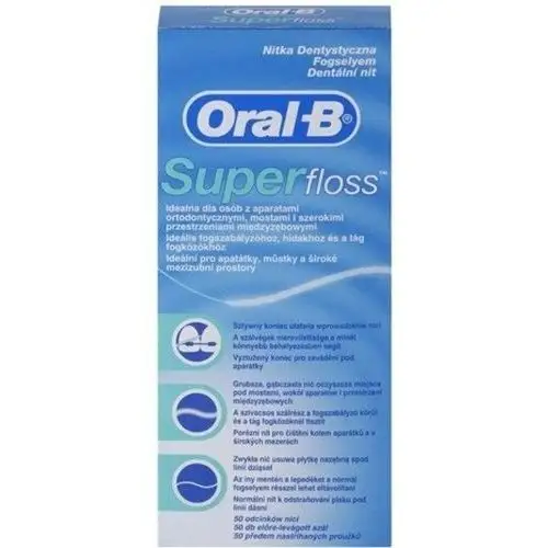 Oral-B NIĆ SUPER FLOSS 50 M zahnseide 1.0 pieces