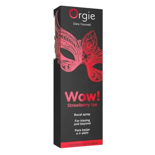 Orgie wow strawberry ice - chłodzący spray do jamy ustnej (10ml) Orgia