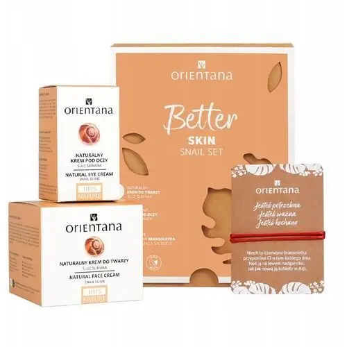 Orientana Zestaw Prezentowy Better Skin Snail Set Śluz Ślimaka Bransoletka