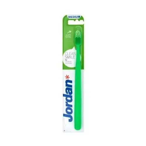 Jordan cleanic smile szczoteczka do zębów medium x 1 sztuka Orkla