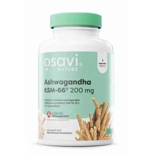 Osavi ASHWAGANDHA KSM-66 200 mg (120 szt.)