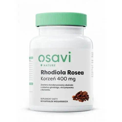 Rhodiola rosea różaniec górski korzeń 400 mg (60 szt.) Osavi